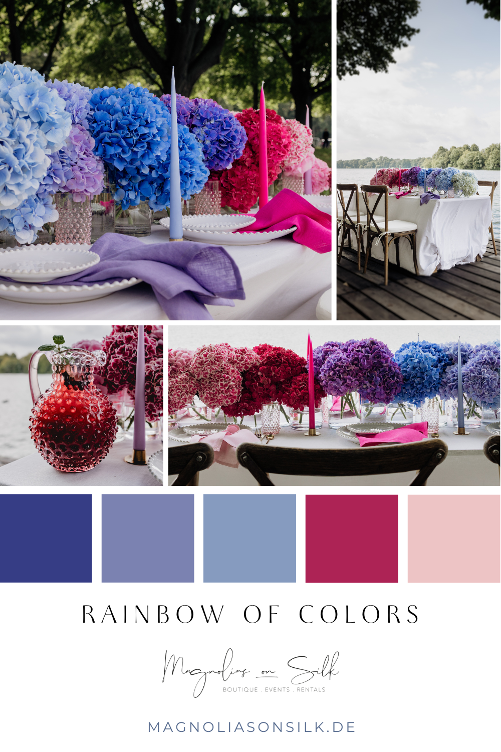 Tisch des Monats September - Farbkonzept